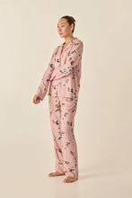 Load image into Gallery viewer, Gingerlilly Catalina Butterfly Viscose PJ Set Pink
