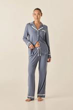 Load image into Gallery viewer, Gingerlilly Elmira Blue Bamboo PJ
