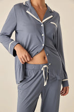 Load image into Gallery viewer, Gingerlilly Elmira Blue Bamboo PJ
