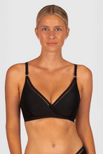 Load image into Gallery viewer, Rococco D-E Cup Ladder Lace Wrap Bikini Bra Top