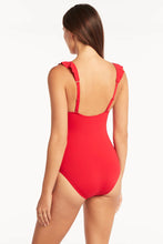 Load image into Gallery viewer, Sea Level SL1040ECO Essentials Frill One Piece Red
