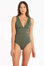 Load image into Gallery viewer, Sea Level SL 1039ECO Essentials Spliced One Piece Olive
