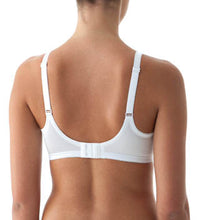 Load image into Gallery viewer, Embroidered Minimiser Bra White