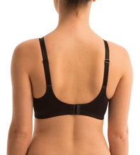 Load image into Gallery viewer, Embroidered Minimiser Bra Black