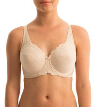Load image into Gallery viewer, Embroidered Minimiser Bra Nude