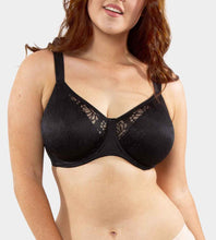 Load image into Gallery viewer, Triumph 10154651 Lacy Minimiser Bra Black
