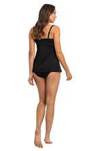 Load image into Gallery viewer, Poolproof PO60973DDE Square Neck Singlet Black
