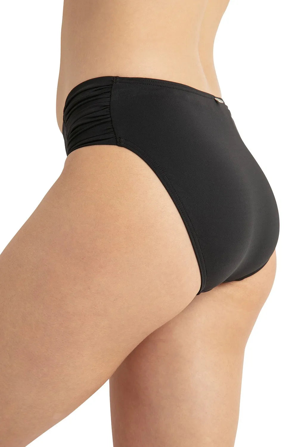 Basix Gathered Mid Rise Pant