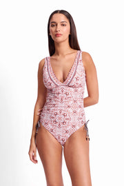 Cowboy Vee Tie Side One Piece