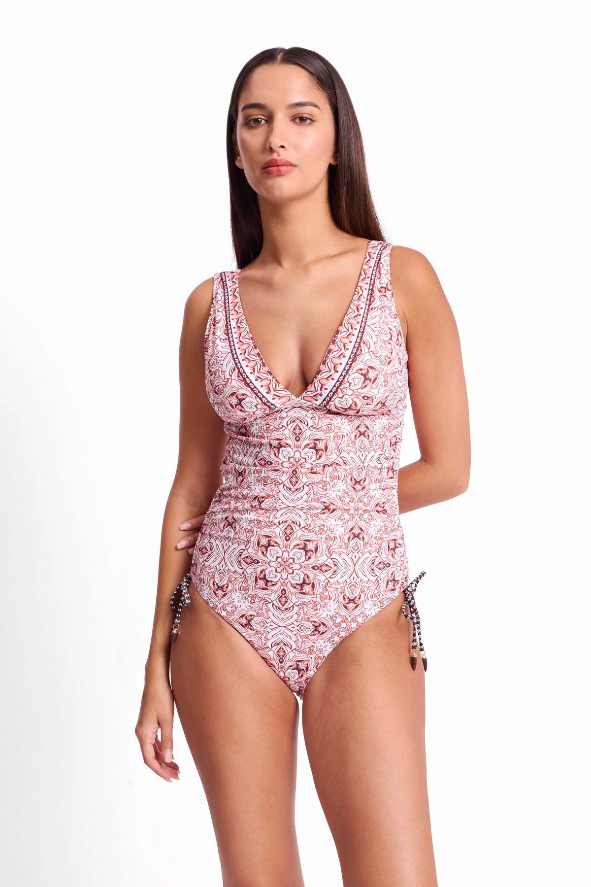 Cowboy Vee Tie Side One Piece