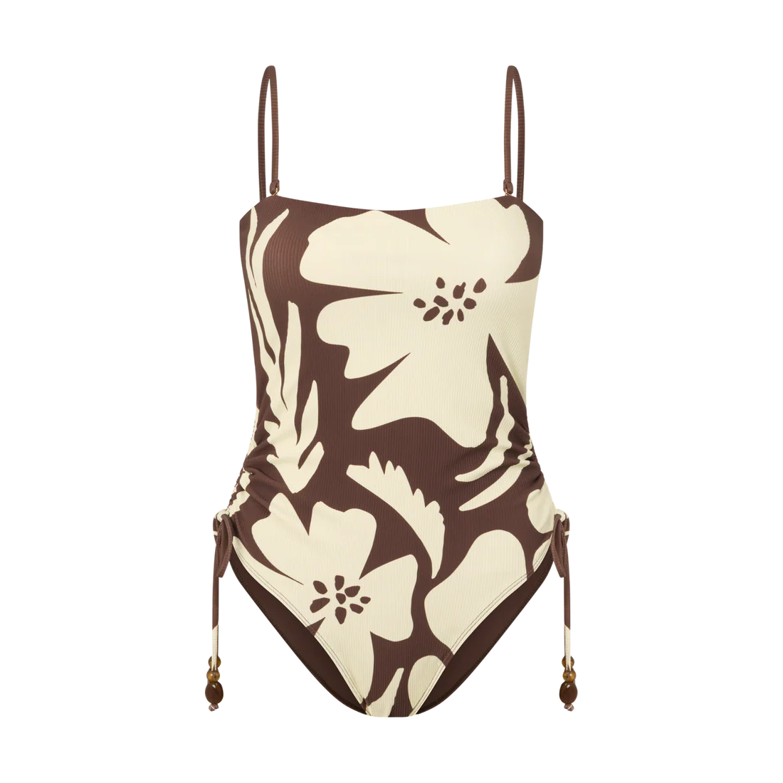 Ibisco Ruched Side Tie One Piece