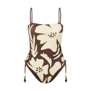 Ibisco Ruched Side Tie One Piece