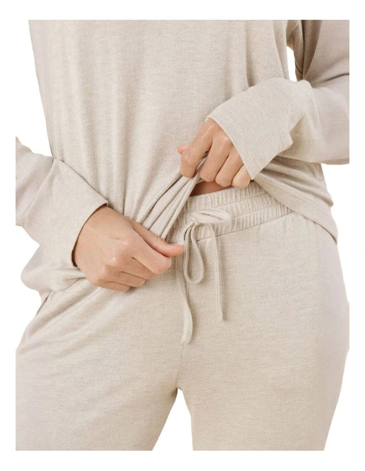 Brianna Lounge Pj Set Oat