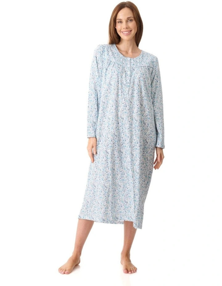 Windsor Mid Length Floral Nightie
