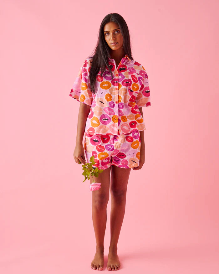 Kiss Me Adult Organic Cotton PJ Set