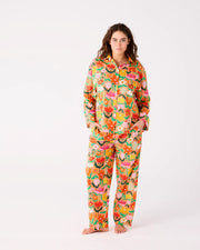 Popping Flowers Peach Pyjama Set