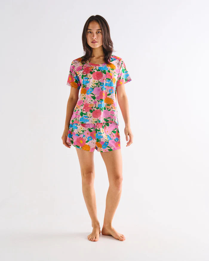 Kip & Co Follow The Sun Organic Cotton Short sleeve Pyjama Set