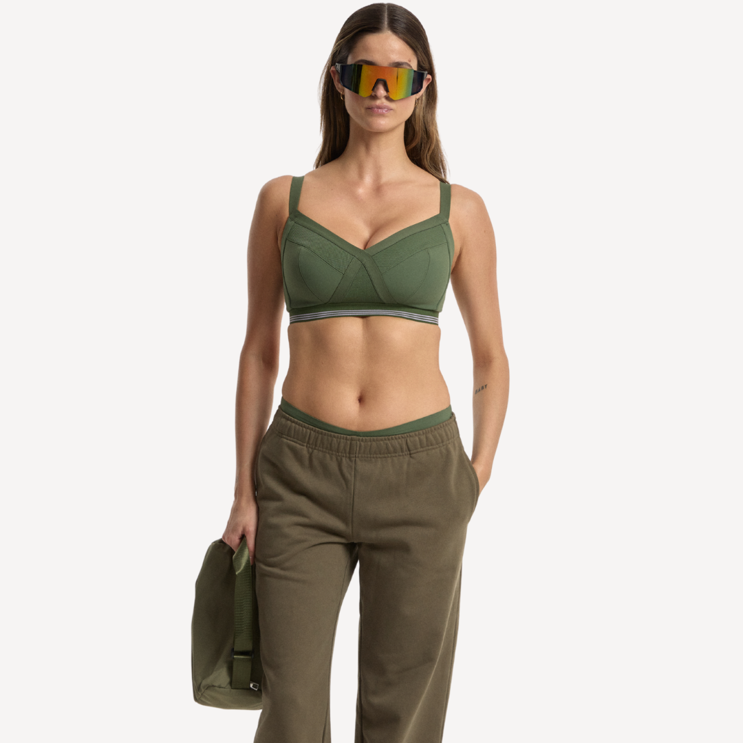 Sporty Support Wire Free Bralette