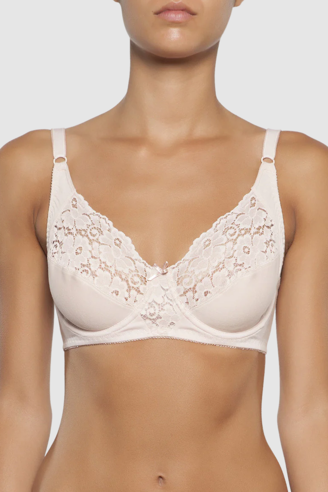 Caprice 75025 Cotton Bra Biscuit