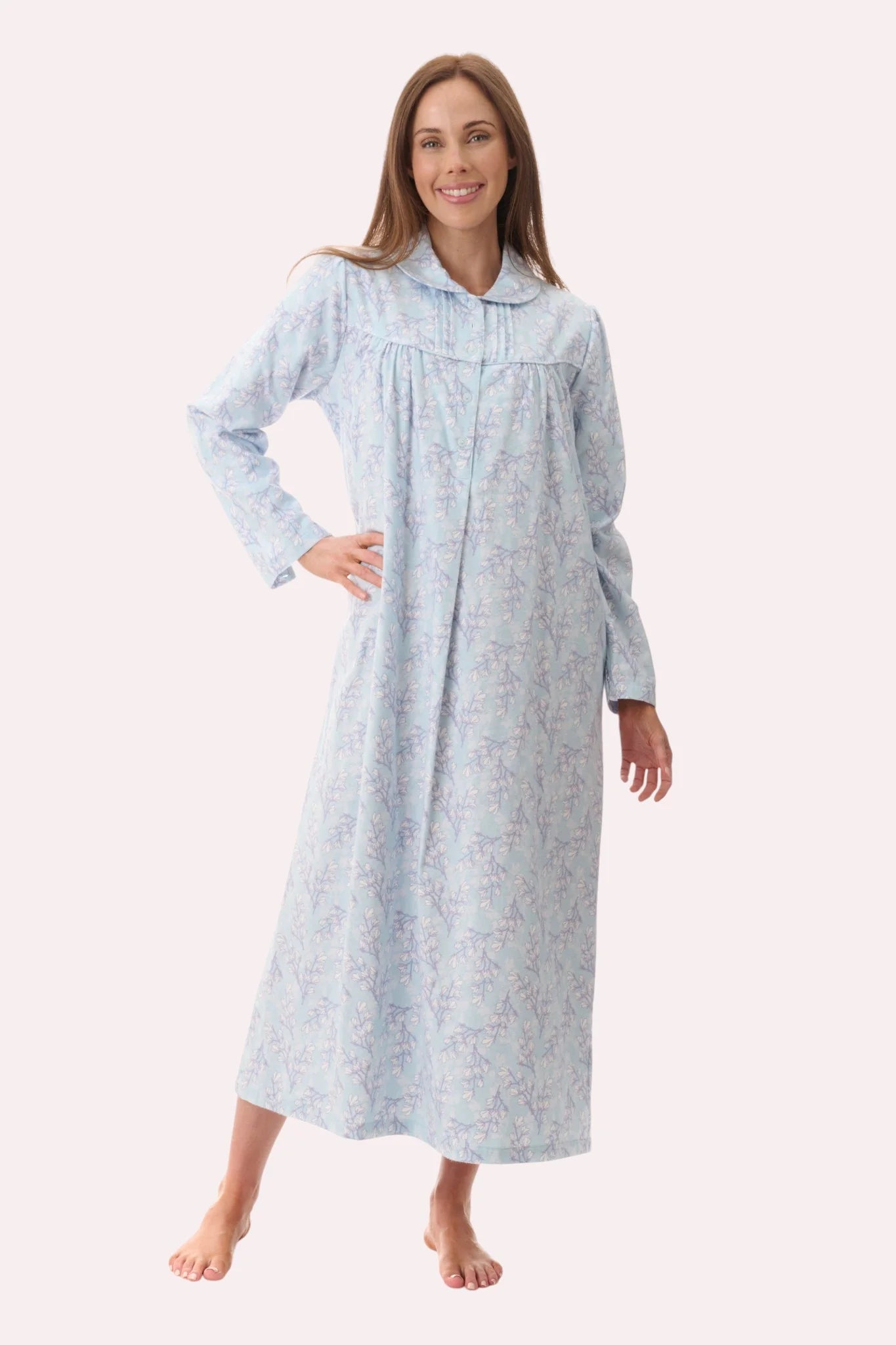 Jamie Long Collared Nightie
