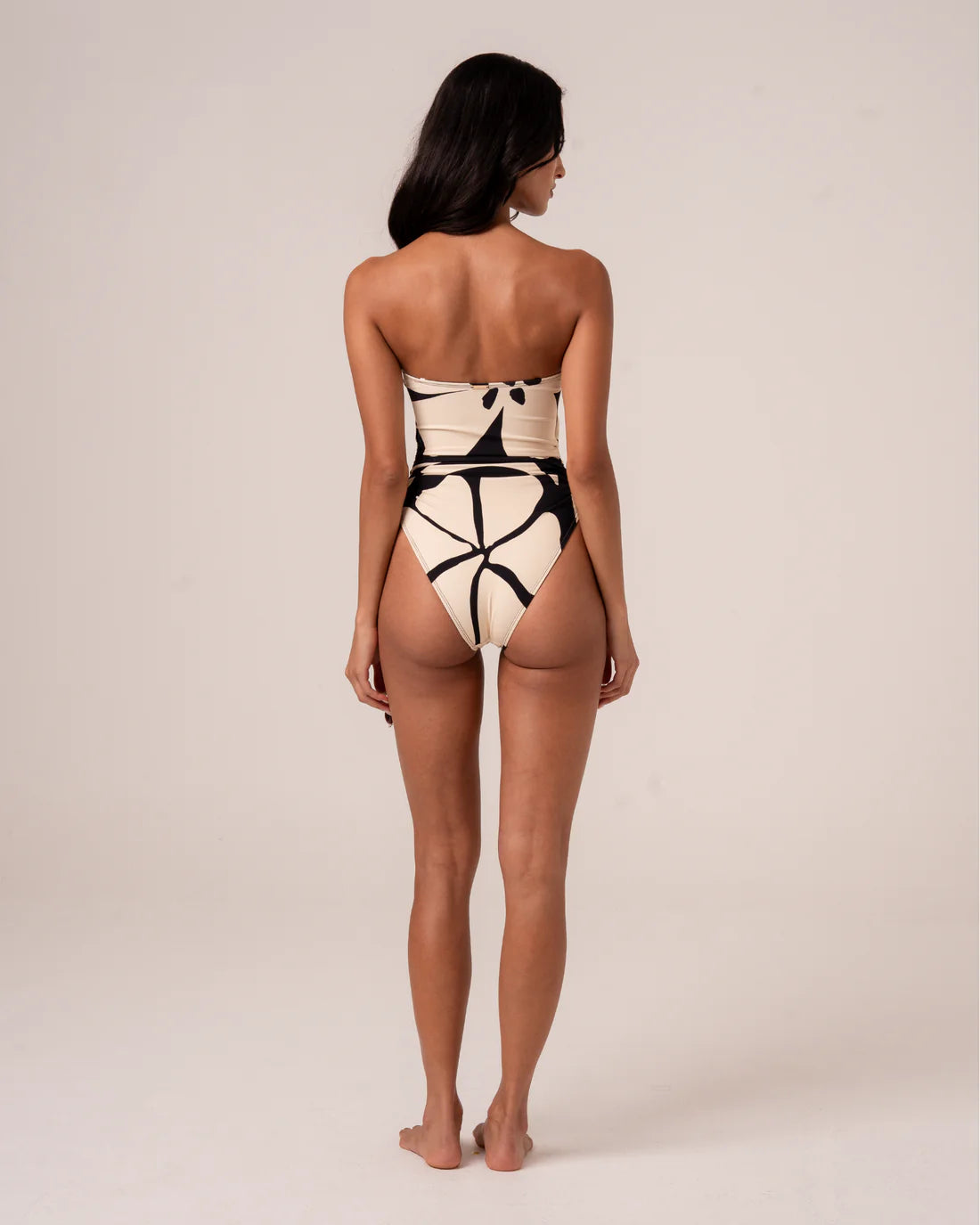 OchreLane  Botanica Strapless Side Tie One Piece