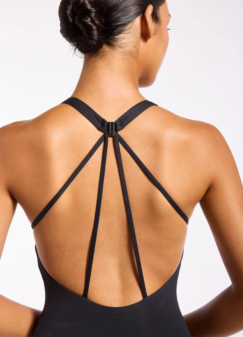 Smooth Halter Plunge One Piece