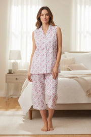 Genoa Sleeveless Capri Pyjama