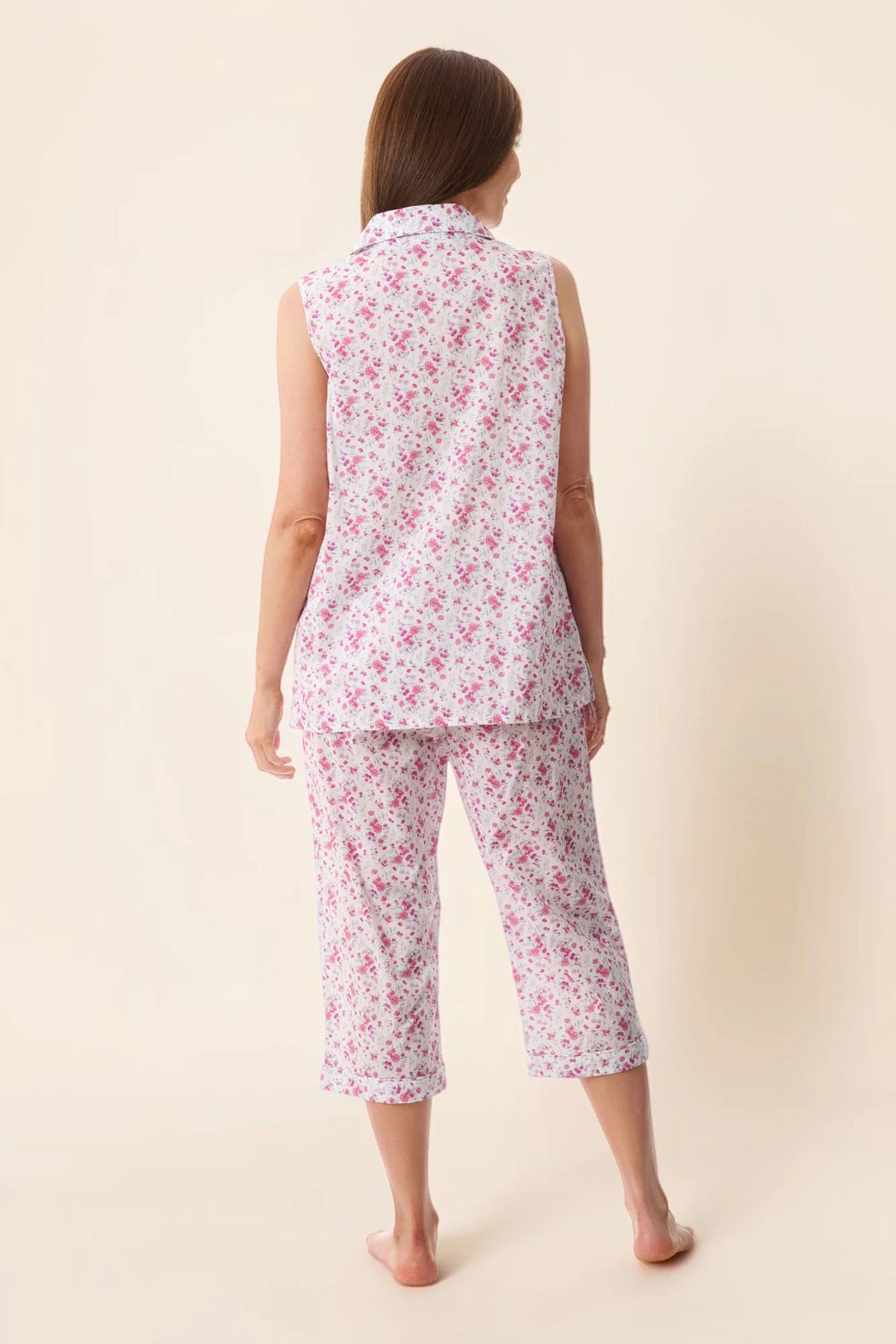Genoa Sleeveless Capri Pyjama