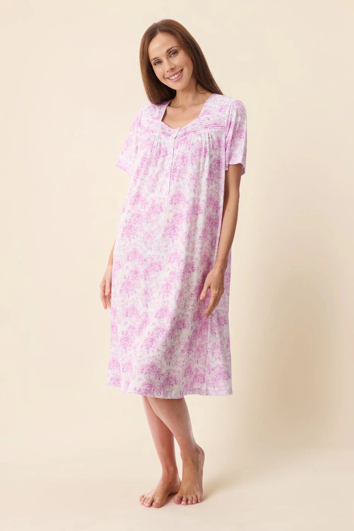 Milan Short Sleeve Short Nightie