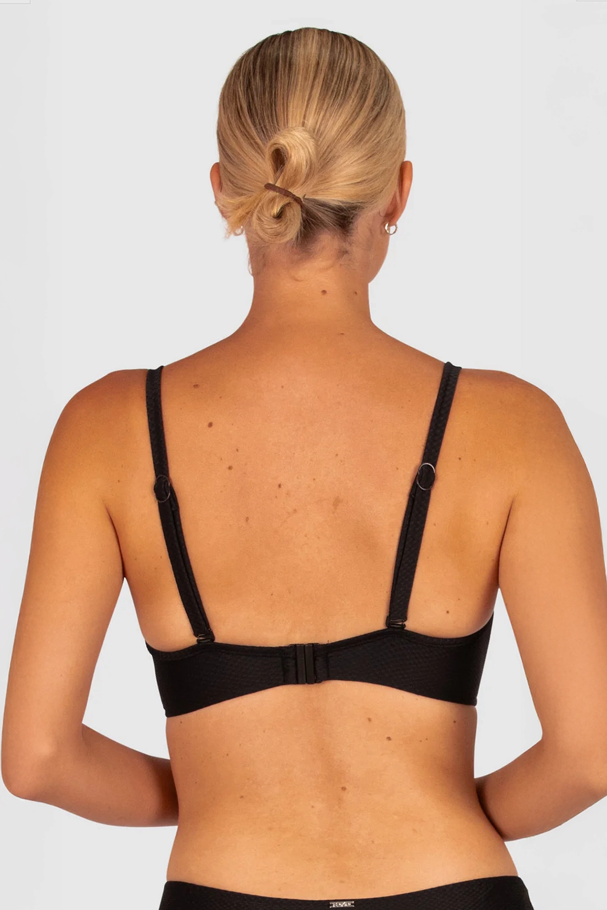 Rococco D-E Cup Ladder Lace Wrap Bikini Bra Top