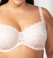 Essential Lace Balconette Nude Pink