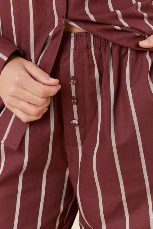 Chloe Cotton Stripe PJ set