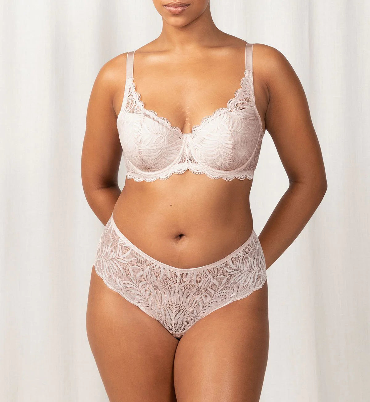 Essential Lace Balconette Nude Pink