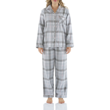 Load image into Gallery viewer, Magnolia Lounge Moss Check Flannelette Cotton PJ

