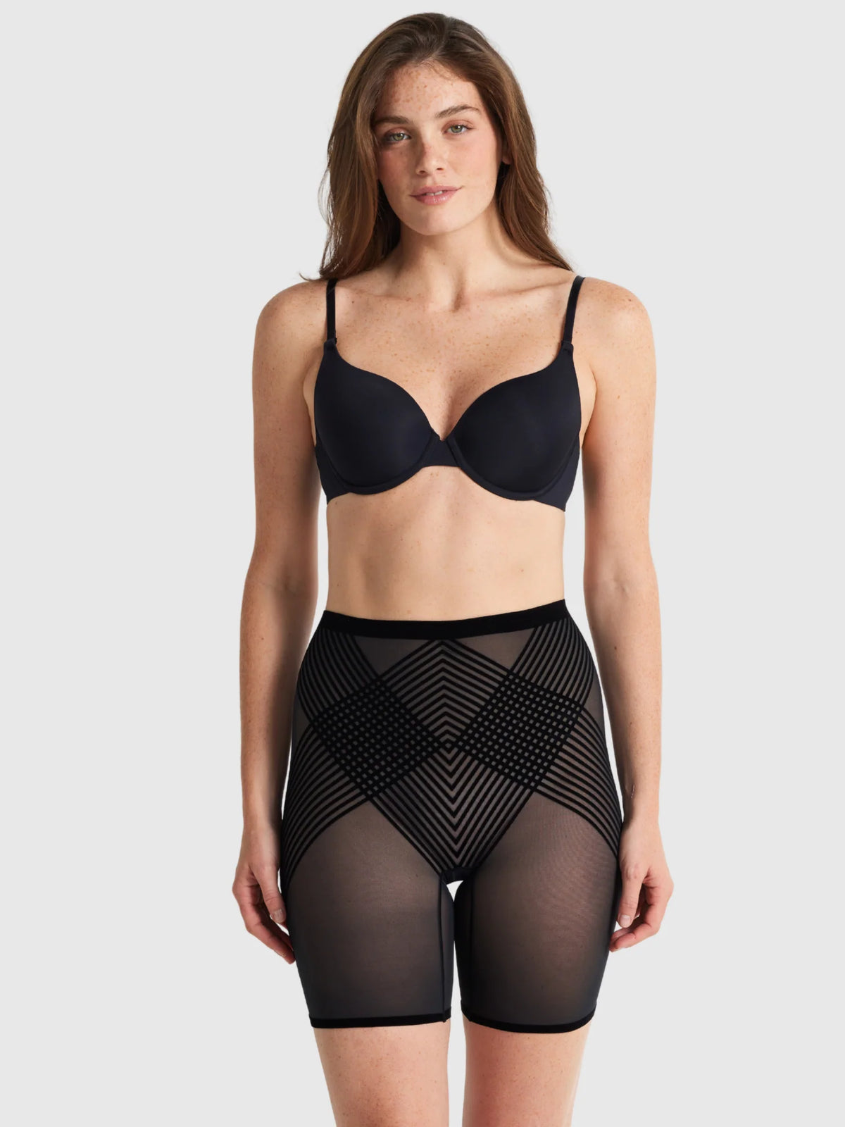 Sheer Power Waisted Thigh Shaper