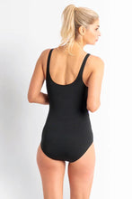 Load image into Gallery viewer, Poolproof  PO61130 Rozella Fan Spliced One Piece Black
