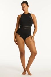 Essentials High Neck Multifit One Piece
