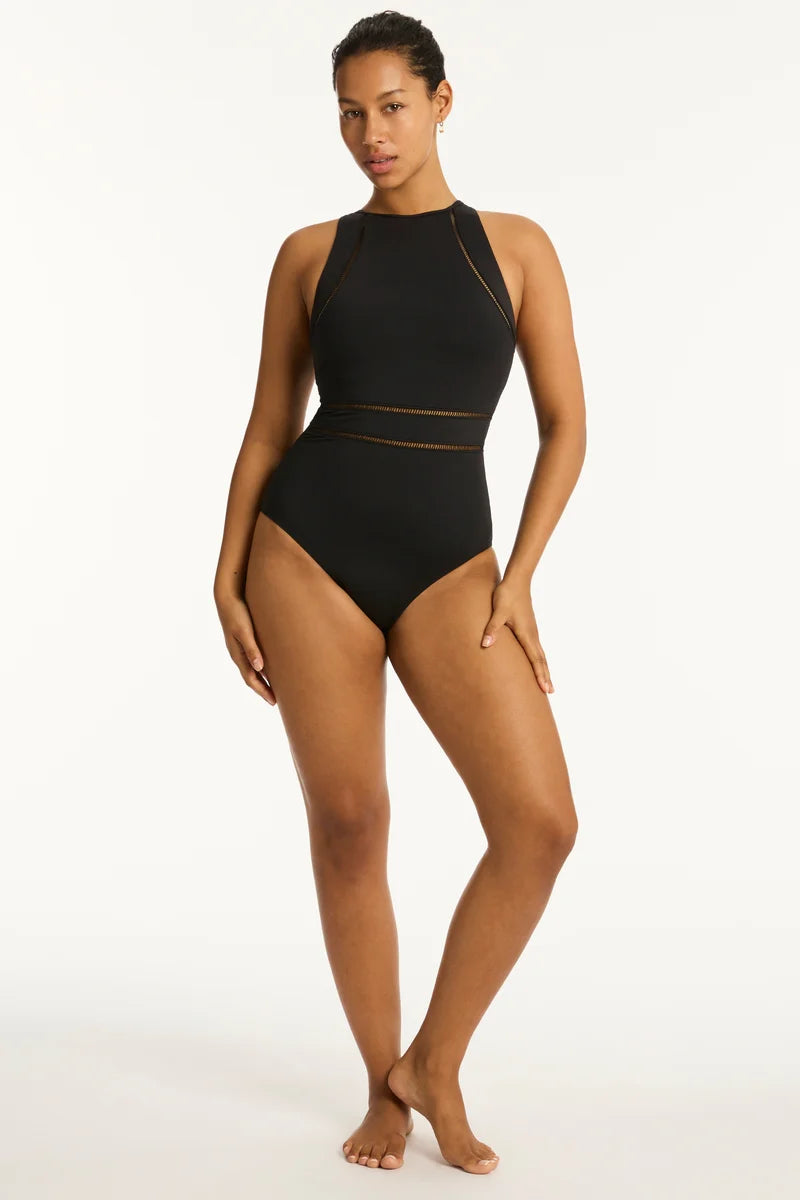 Essentials High Neck Multifit One Piece