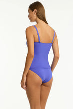 Load image into Gallery viewer, Sea Level Essentials Cross Front Multifit Singlet Top  - Iris

