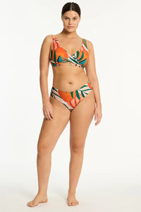 Sea Level Tropaluxe Cross Front Multifit  Bra