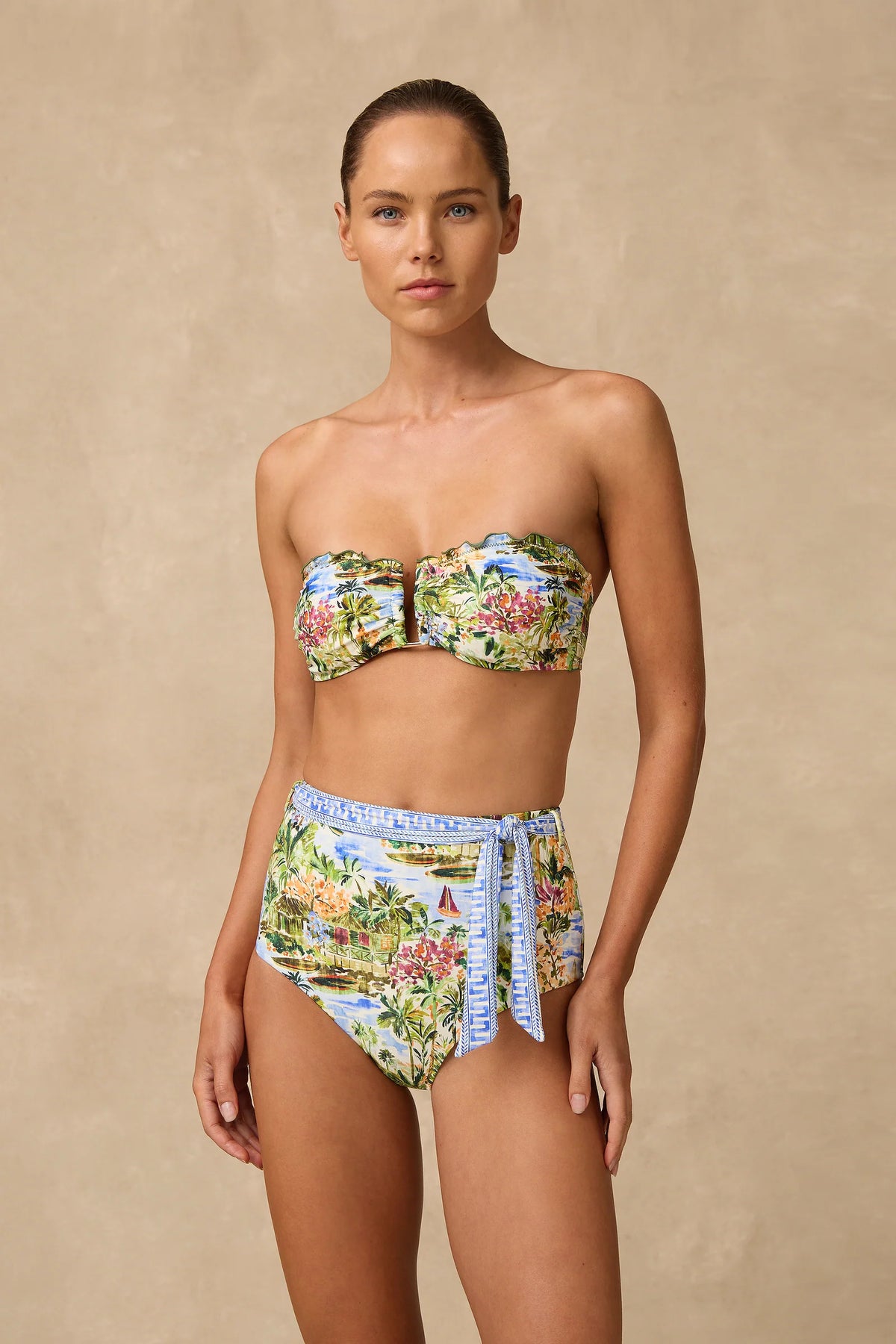 Costa  DD/E Coral Edge Bandeau Top