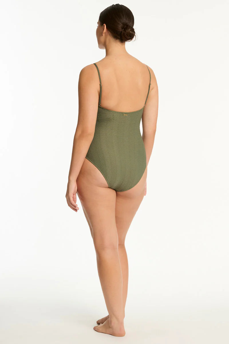 Caracus Scoop Neck One Piece