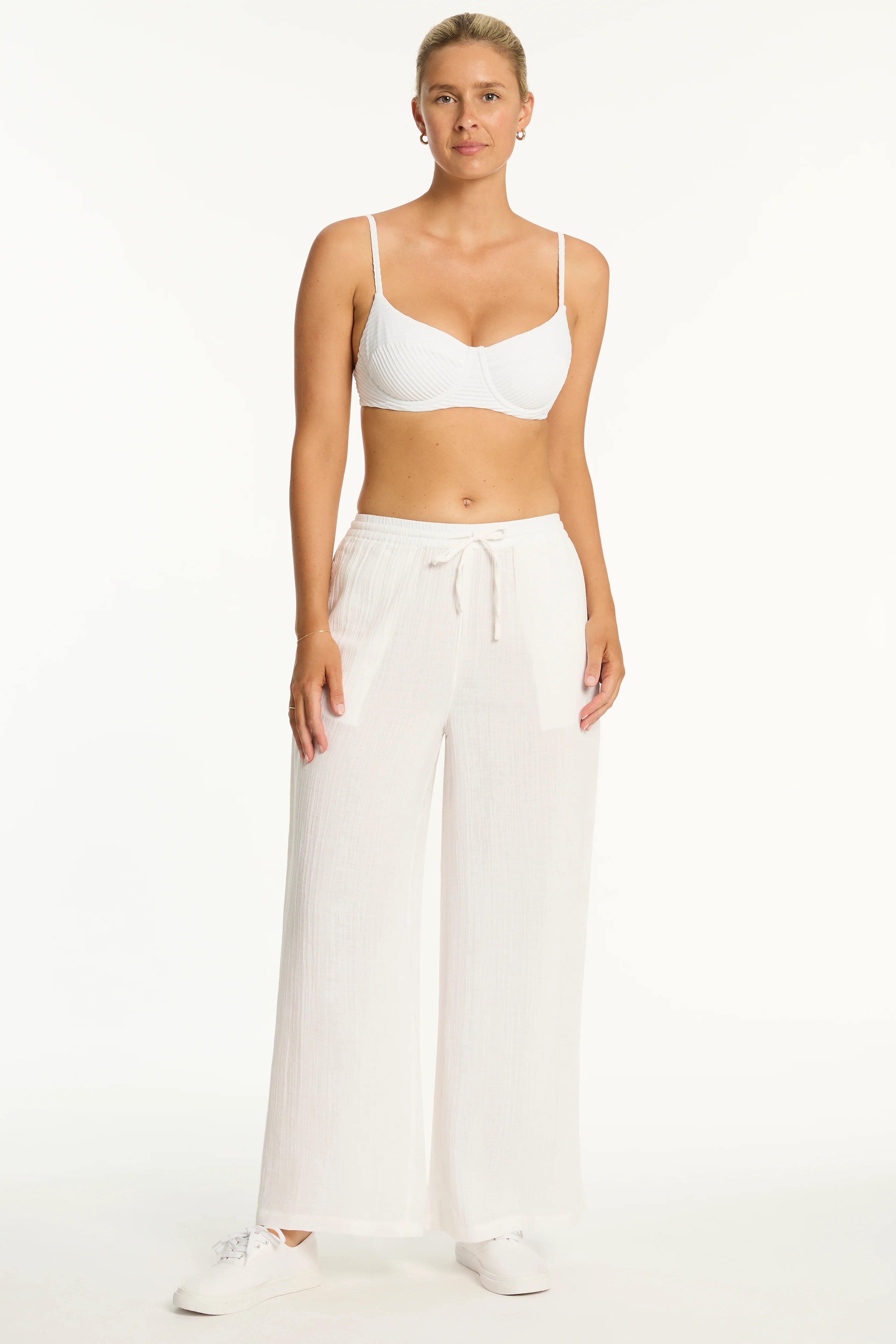 Sunset Beach Pant White