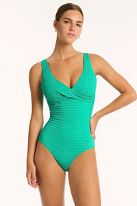 Sea Level SL1532CP Capri Cross Front Multifit One Piece Evergreen