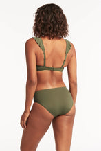 Load image into Gallery viewer, Sea Level SL3136ECO Frill Bra Top Khaki
