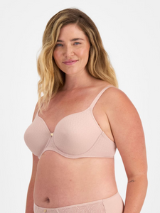 Lift and Shape T-Shirt Mesh Bra Nude
