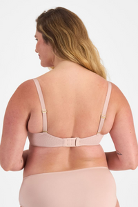 Lift and Shape T-Shirt Mesh Bra Nude