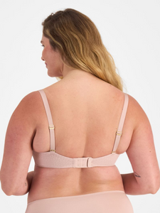 Lift and Shape T-Shirt Mesh Bra Nude