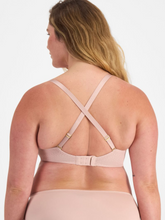 Load image into Gallery viewer, Lift and Shape T-Shirt Mesh Bra Nude
