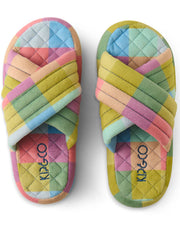 Tartan Quilted Slippers